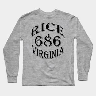 686 RICE VA (BLACK) Long Sleeve T-Shirt